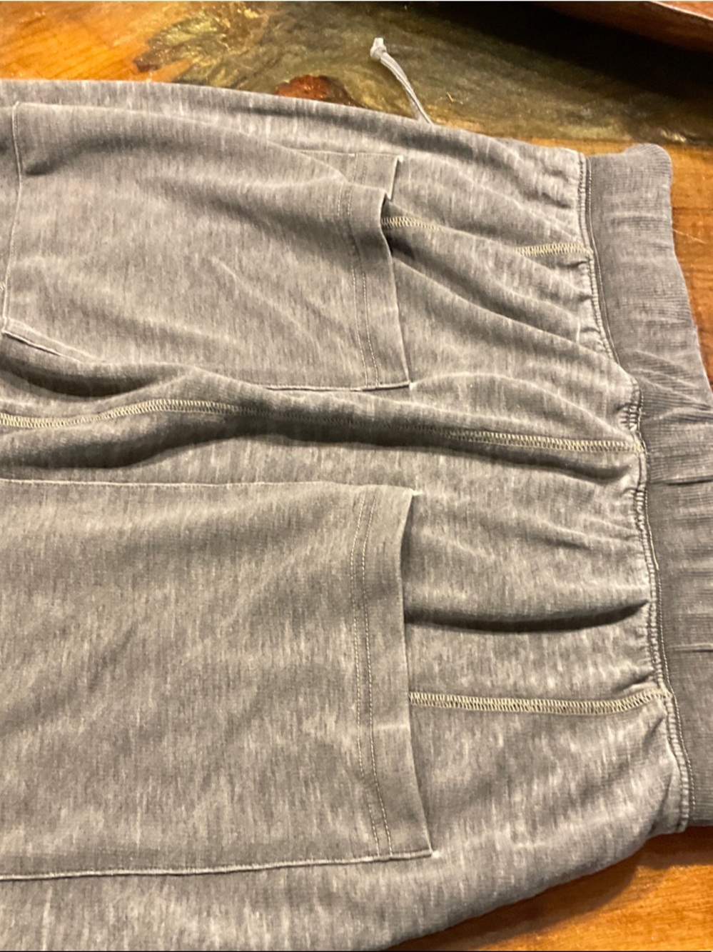 Women's Gray Drawstring Track Pants - Comfortable Joggers - Picture 5 of 6